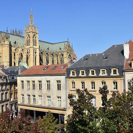 grand appartement vue cathedrale Metz Buitenkant foto